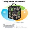 thumbnail image 3 of Pickle Rick Lunch Bag Insulated Portable Lunch Box Cooler Bag for School/Picnic/Beach/Hiking Work, 3 of 7