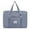 Blue, variant on JingChun Foldable Travel Duffel Bag for Woman,Men Gym Tote Bag,Weekender Overnight Bag Carry on Bag Hospital Holdalls for Women with Wet Pocket,Airplane Approved Personal Item Bag