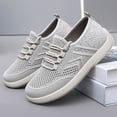 thumbnail image 6 of Women's Slip On Sneakers Machine Washable Easy Care Women's Casual Shoes Breathable Mesh On Comfortable Flat Walking Shoes For Daily Wear With Jeans All Season, 6 of 8