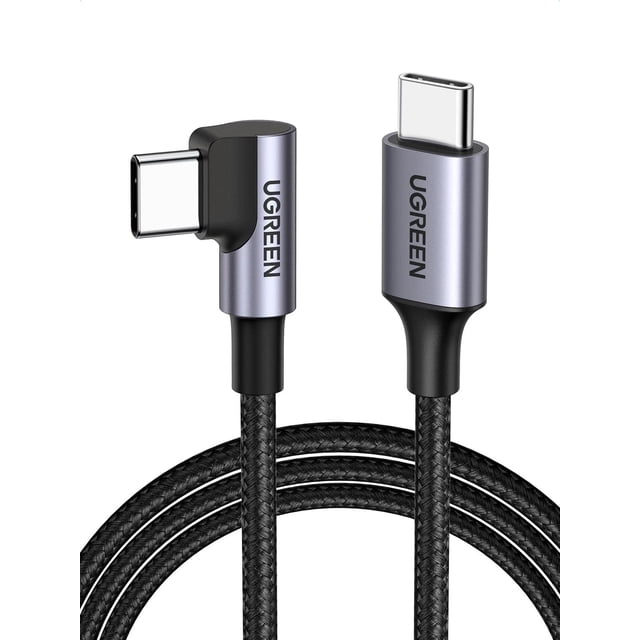 Cable USB C a C UGREEN Negro de 0.5M con Carga Rápida 60W para iPhone, Galaxy, MacBook Pro e iPad Pr