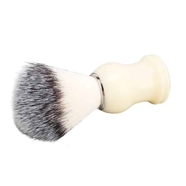 Barber Cleaning Hairbrush, Comfortable Grip Cleanable Portable Lightweight White Neck Hair Brush Curved Handle For Male For Home ANGGREK Otros