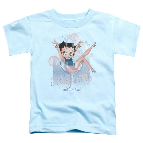 Betty Boop Pink Champagne S/S Toddler T-Shirt Pink