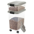 thumbnail image 2 of IRIS USA Pet Food Stackable Storage Container with Scoop, 30 lbs & 11 lbs Combo, 2 of 10