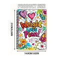 thumbnail image 3 of Planner Challenge Books Weightloss Fitness Journal Workout For Women And Men Binding Compact A5 Size, 3 of 8