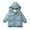 Blue, variant on PINQI Baby Autumn Winter Snowsuit Kids Toddler Baby Girls Boys Winter Warm Thick Solid Cotton Long Sleeve Padded Jacket Coat Clothes with Pocket(Blue,4-5 Years)