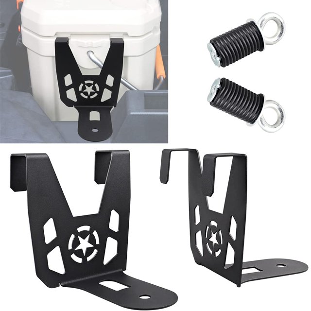 samman RZR Cooler Mounts Bracket with UTV Anchor Work with Ozark 26 Cooler Compatible with Polaris RZR XP Turbo 2PCS