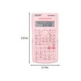 thumbnail image 6 of Outoloxit Science Calculator, 12 Digits, Dual Line Display, Multifunctional, Pink, 6 of 6
