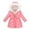 z251222-Pink-d, variant on XEGLSBU Girls Clothes Size 78 Toddler Boys Girls Winter Coat Hooded Jacket Thicken Windproof Zipper Warm Outwear Black Size 6-7 Years