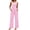 Pink and White Checkered, variant on Overalls for Women Loose Fit Jumpsuits Fashion Checkered Straight Leg Pants Stretch Bib Coveralls