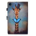 thumbnail image 6 of SaniMore Case for Lenovo Tab M10 Plus 3rd Gen 10.6 inch 2022 TB-125F/128F, Auto Wake/Sleep Pen/Card Holder Stand Dual Angle PU Leather TPU Back Color Painting Magnetic Protective Shell, Giraffe, 6 of 13