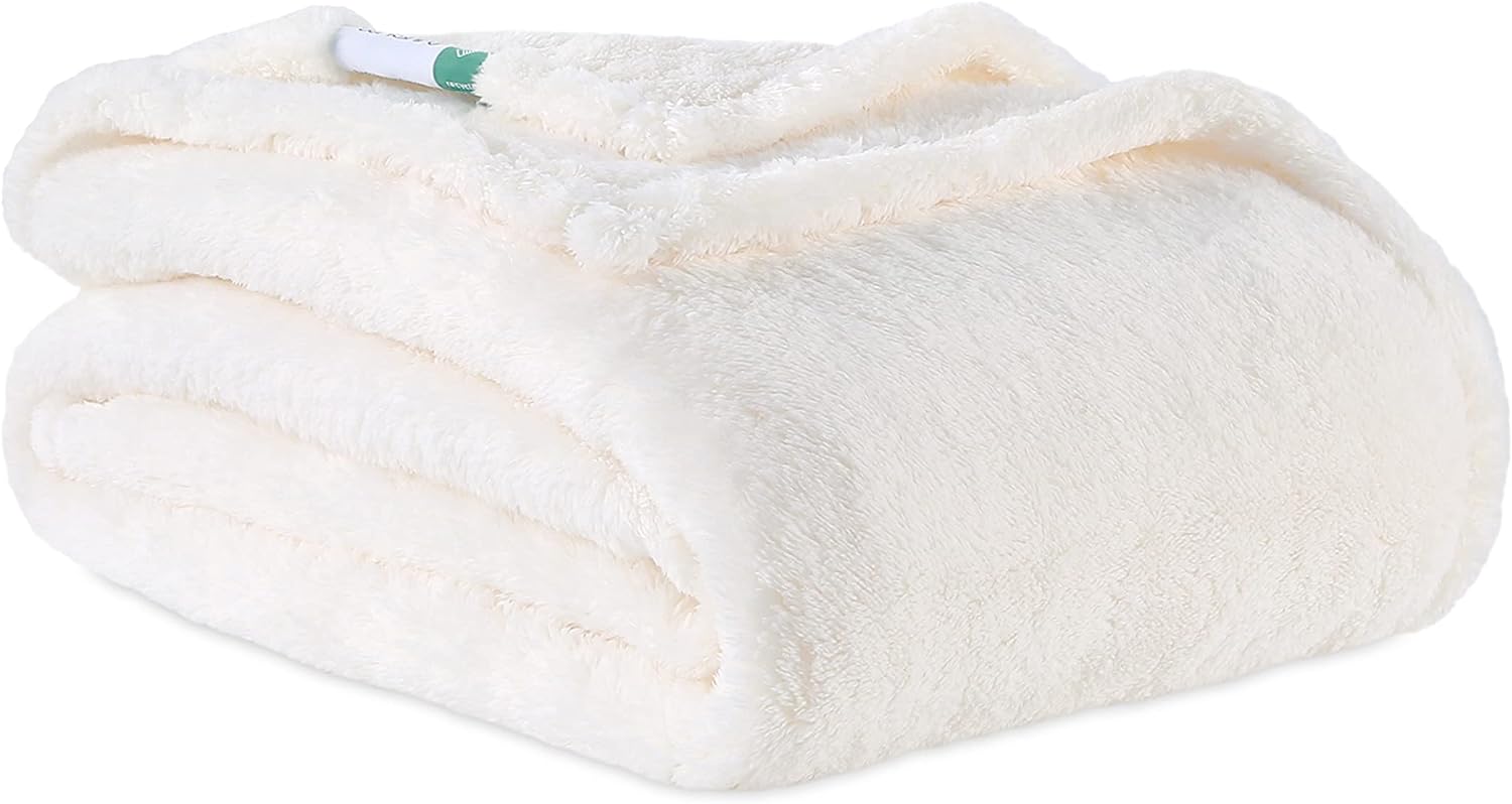 Berkshire Blanket & Home Co ExtraFluffy Throw Cream