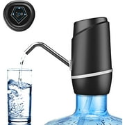 5 Gallon Water Dispenser,Electric Drinking Water Pump Portable Water Dispenser Universal USB Charging Water Bottle Pump For 2-5 Gallon With 2 Silicone