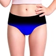 thumbnail image 6 of Tfken Girls Swimsuit Bottoms Shorts For Summer Cute Gradient Bikini Bottoms Swimming Swimwear Swim Beach Trendy Toddler Comfortable Bathing Suits Shorts Size 3-4 Years Blue, 6 of 9