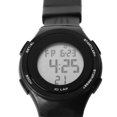 thumbnail image 2 of Montre numérique LED étanche, écran transparent, bracelet respirant, montre électronique pour étudiants, noir, 2 of 4