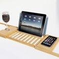 thumbnail image 2 of Bath Dreams Bamboo Bathtub Caddy Tray with Extending Sides, 2 of 8