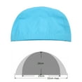 thumbnail image 5 of Maoww Chapeau de Protection Élastique Imperméable en PU pour Hommes Femmes Adultes, 5 of 5