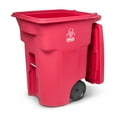 thumbnail image 5 of Toter 96 Gal. Red Hazardous Waste Trash Can with Wheels and Lid Lock, 5 of 11