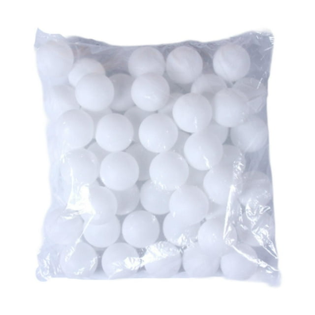 serony Pong Balls Activity Raffle Balls for Pool Games Birthday Party Supplies 50 pcs white 50 pcs white 40mm