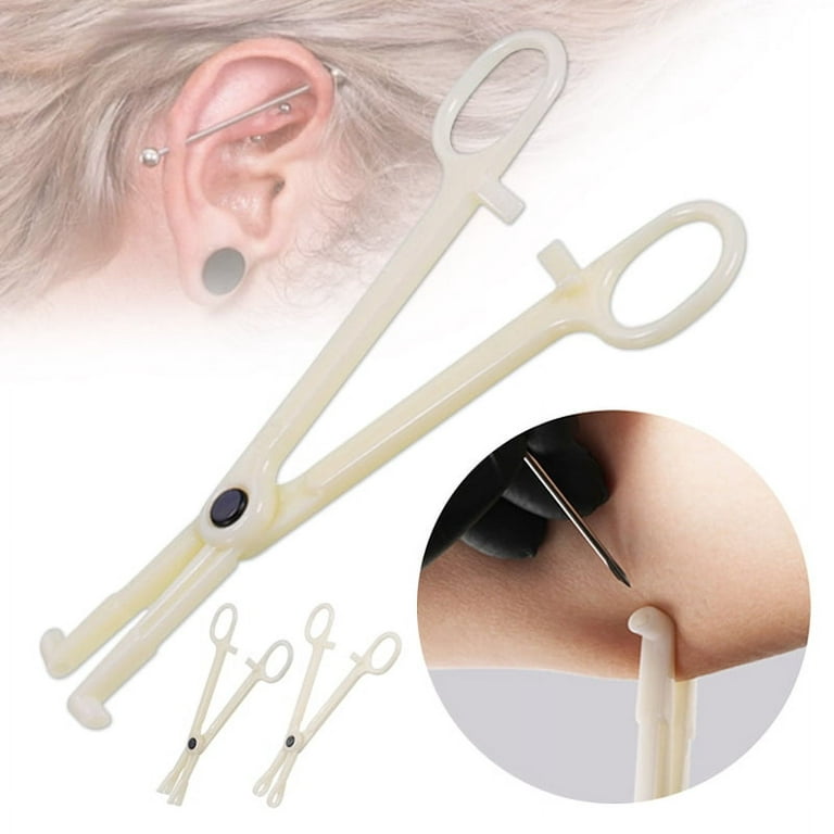 Piercing Auxiliary Tattoo Tool Pre-Sterilized Disposable Septum Forceps  Clamp Pre-Sterilized Disposable Septum Forceps Clamp Body Piercing Tools  Piercing Auxiliary Tattoo Tool Useful Inclined Plane 