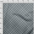 thumbnail image 2 of oneOone Organic Cotton Poplin Twill Fabric Check & Geometric Print Fabric BTY 42 Inch Wide, 2 of 4
