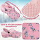 thumbnail image 4 of Zuecos Disney Stitch con forro polar para niñas, rosa, talla 33/34 EU, 4 of 6