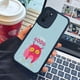 thumbnail image 4 of Elegante y confiable: funda protectora plateada esmerilada con ilustración vibrante para iPhone 15 Pro Max 14 13 12 Pro 11, 4 of 4