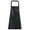 Black, variant on HomeLife Kitchen Chef Apron Durable Seams Adjustable Neck Strap Waterproof with Large Front Pocket Heavy-duty BBQ Apron