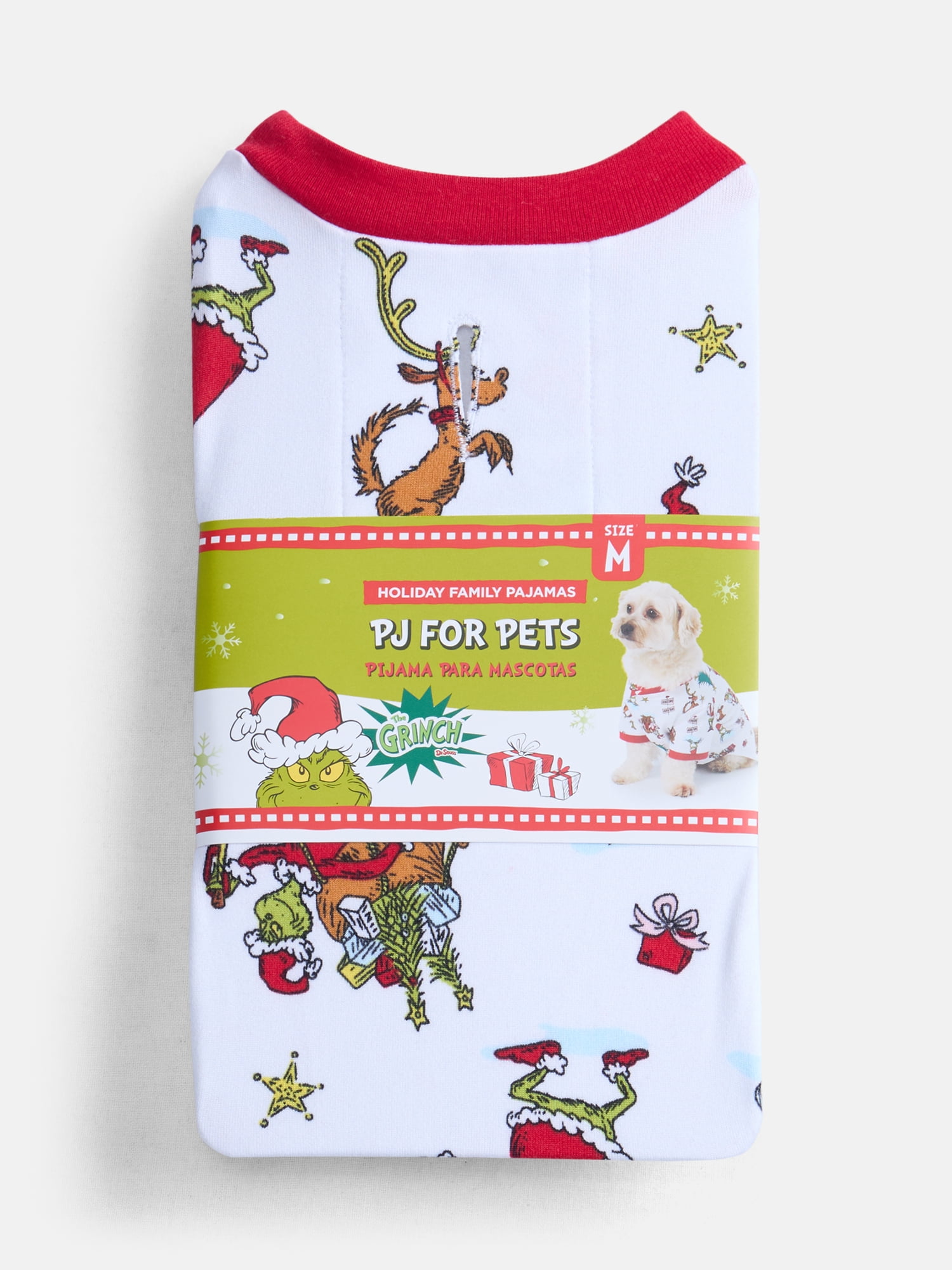 Dr. Seuss Grinch Pets Matching Family Pajamas, 1-Piece, Sizes XS-2XL