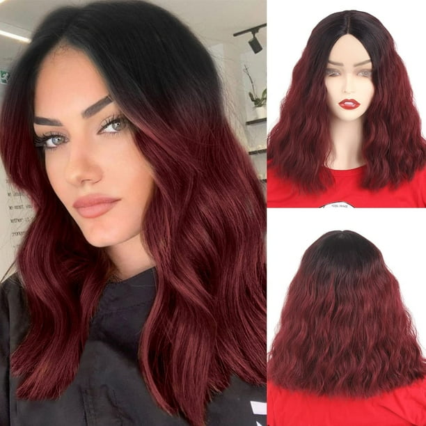 Lace front top wigs 14 inch