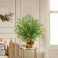 thumbnail image 5 of DAMAI 23.6" Artificial Cedar Topiary Trees for Front Porch Decor Realistic Xmas Tree Shrubs Faux Cypress Greenery Fake Potted Plants for Indoor and Outdoor Front Porch Gardens, 5 of 5