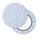 thumbnail image 2 of Balery Gray White Floral Fundas de asiento para taburete de bar redondo de tela de terciopelo ajustables que protegen de arañazos y manchas para sillas de 14 a 17 pulgadas.-12 inch, 2 of 7