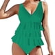 thumbnail image 3 of Conjunto de Bikini de Cintura Alta para las Mujeres Traje de Baño de Eslinga de Control Del Estómago, Corbata de Espalda Crisscross, 3 of 6