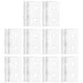 thumbnail image 1 of OULII 10Pcs Jewellery Box Hinges Transparent Acrylic for Small Cases, 1 of 8