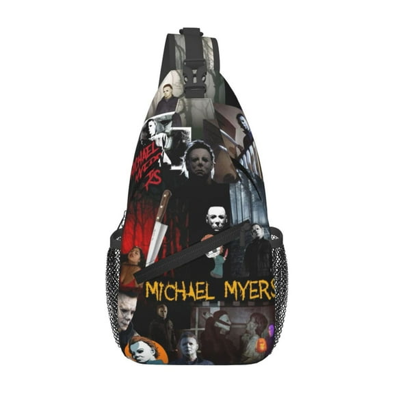 Michael Myers Halloween Sling Bag Unisex Crossbody Backpack Casual Cross Chest Bag Diagonally Shoulder Chest Pack