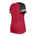 thumbnail image 3 of Women's New Era  Cardinal Arizona Cardinals Raglan Lace-Up T-Shirt, 3 of 3