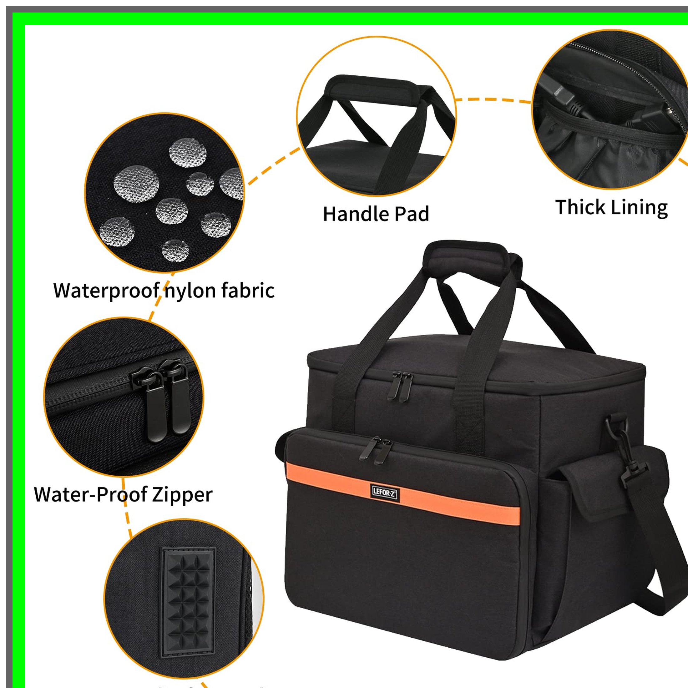 Portable Power Station Carrying Case for Jackery, ECOFLOW, BLUETTI, GRECELL