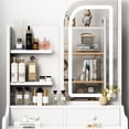 thumbnail image 5 of American Style - White - LED Mirror & Multiple Storage Spaces - Makeup Time - Stable and Organized, 5 of 5
