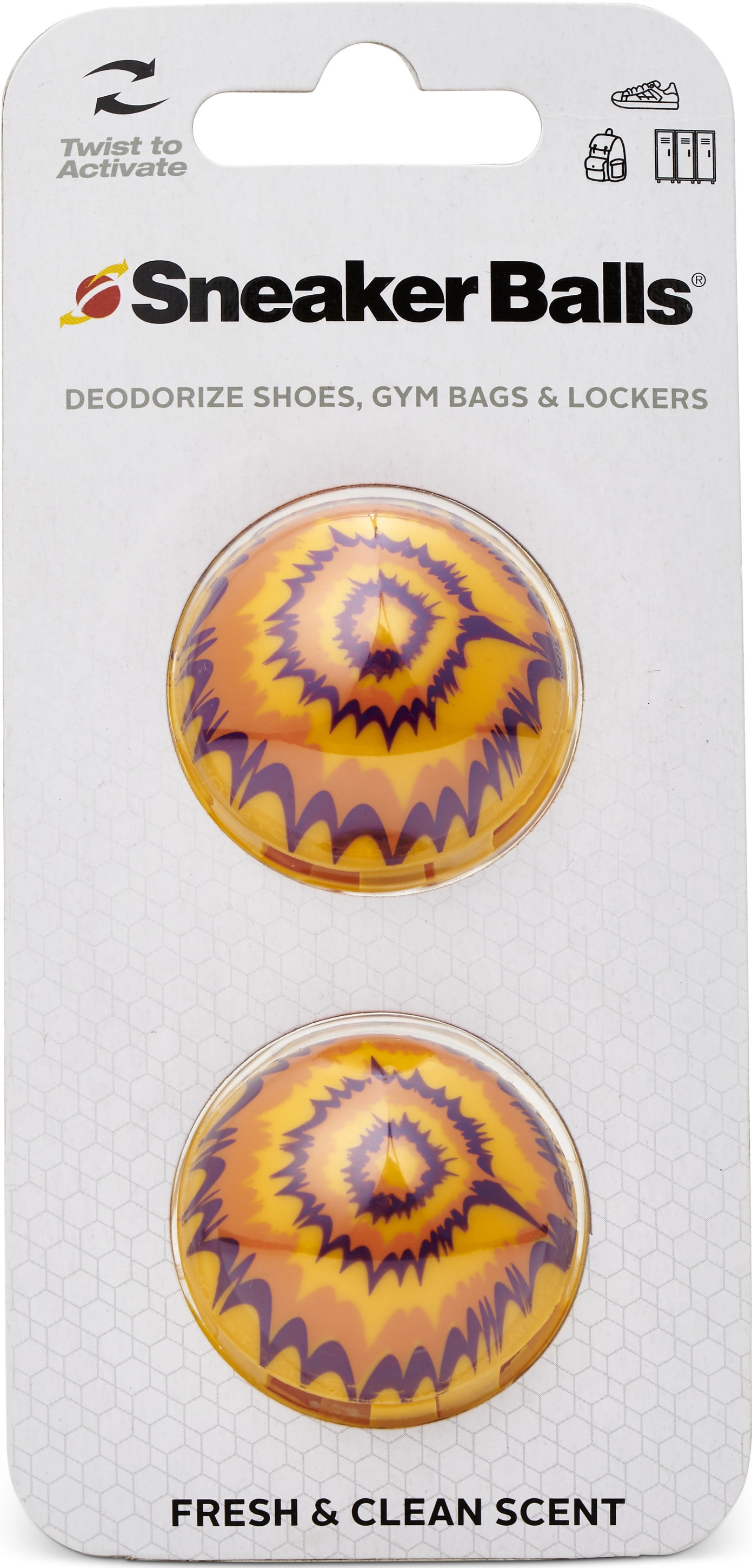 Sneaker Balls Shoe deodorizer 2 Pack Tie Dye