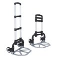 thumbnail image 5 of Folding Hand Truck Aluminum Portable Folding Hand Cart 165lbs Capacity Hand Cart and Dolly Ideal for Home, Auto, Office,Travel Use,Black, 5 of 8