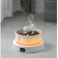 thumbnail image 5 of Heated Dog Bowl, Outside Heated Dogs Bowls, Large Heated Dogs Water Bowl Outdoor, Thermostatic Control Heated Cat Bowls, Anti-Freeze Heated Pet Water Dish for Cat, Dog (White), 5 of 9
