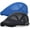 Black/Blue, variant on 2 Pack Men's Mesh Breathable Newsboy Cap, Summer Cabbie Flat Cap Adjustable Driving Hat