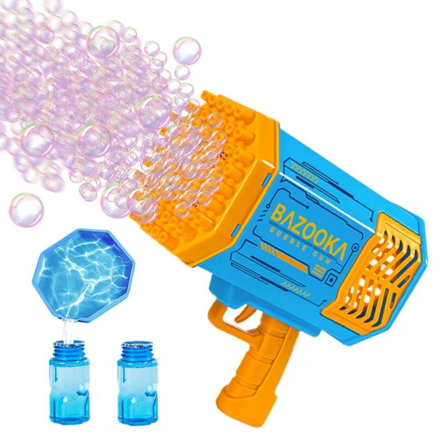 Ametralladora de burbujas Deserthome de 69 agujeros con luces azules