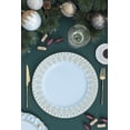 thumbnail image 2 of Round Charger Plates Set of 8, Chargers Plates for Table Setting, Wedding Decor, Receptions, Birthday, 14", Blue+Gold, 2 of 5
