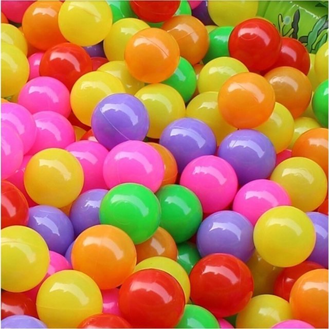 Gwong Juguete 50 unids bebé colorido suave plástico agua piscina oceánico ola bola al aire libre divertido juguetes Gwong 8832740