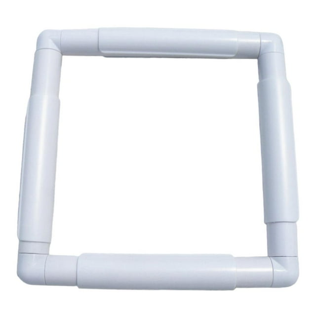 Embroidery Hoop s Clip Frame Square Plastic Cross Stitch Frame DIY Craft Sewing Tools for Quilting, Needlepoint, Silk-Painting , Blanket Making 20.3cm
