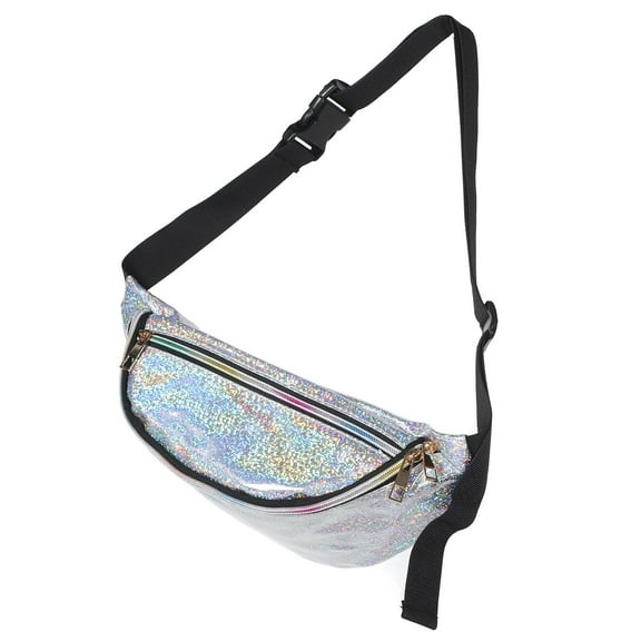 TAILTOSS 1Pack Silver Starlight Pattern Fanny Pack For Running Versatile Design Adjustable Strap And Storage