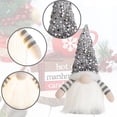 thumbnail image 3 of Muñeca Brillante Navideña Sin Rostro Decorada Con Sombrero Lentejuelas Y Adornos Luminosos Lindo Dw (D), 3 of 9