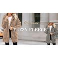 thumbnail image 2 of yillto Womens Plus Size Fleece Jacket Sherpa Fuzzy Hooded Coat Fall Winter Warm Casual Jackets S-5XL, 2 of 6