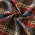 thumbnail image 5 of Namzi Christmas Couch Cover - Modern Coffee Plaid Jacquard Sectional Sofa Slipcover 71"x 134", Coffee, 5 of 5