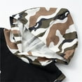 thumbnail image 4 of Little Boys Hooded Vest + Shorts Camouflage Pattern Printing Victory Sign, 4 of 10